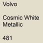 Preview: Volvo, Cosmic White Metallic, 481.